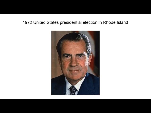 1972 United States Presidential Election In Rhode Island