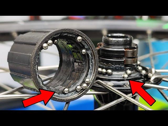 Noise from bicycle freewheel. How to repair bike freehub