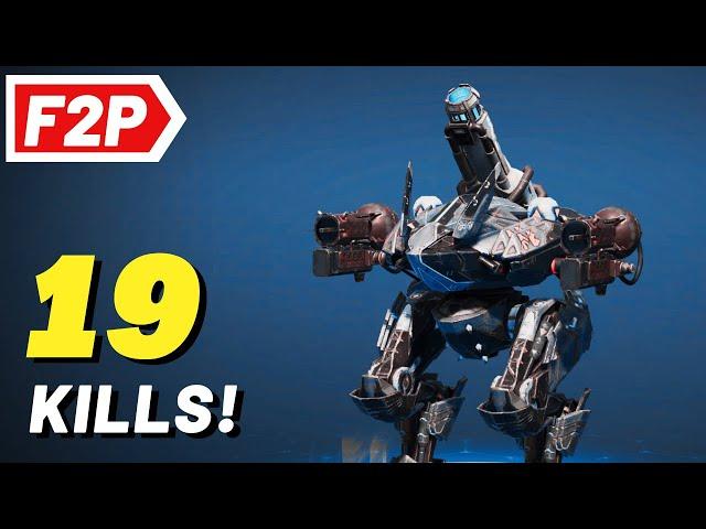 Fenrir makes 19 Kills & 10 Million Damage - War Robots Free to Play Gameplay (No Commentary) WR F2P