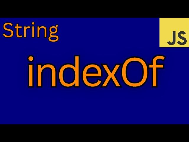 JavaScript String indexOf