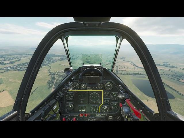 DCS World - P51D - Landing practise, not so bad.