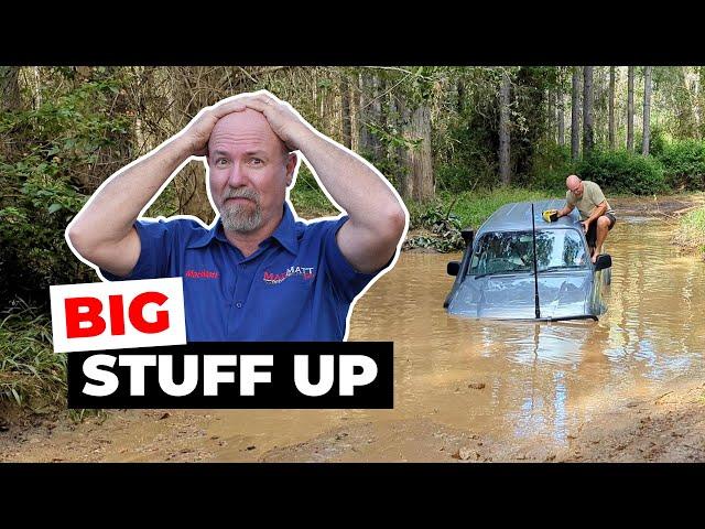 HUGE MISTAKE... I helped my son drown his 4wd!