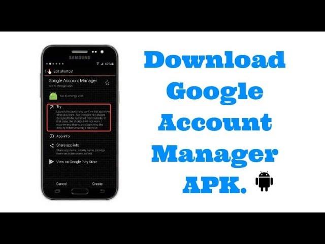 How To Download Google Account Manager APK and Bypass FRP Lock