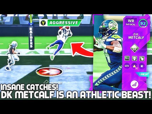 DK METCALF IS AN ATHLETIC BEAST! INSANE TD CATCHES! Madden 21