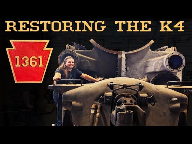 Exciting updates to a long-term restoration - Pennsy K4 #1361 at the Railroaders Memorial Museum!