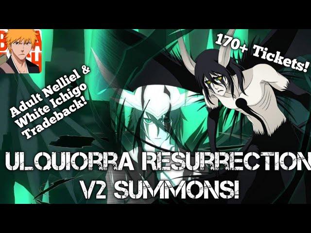 Ulquiorra Resurrection V2 Summons! | Bleach Mobile 3D