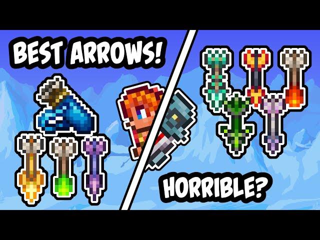 Terraria Complete Arrows Guide! Best and Worst Arrows in Terraria 1.4!