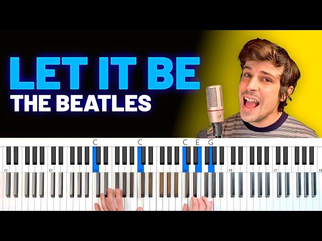 How to play “Let It Be” [Piano Tutorial/Chord Accompaniment in 3 Levels]