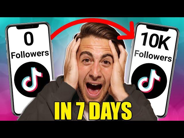 0-10K Followers on TikTok in 7 Days (Step By Step Guide)