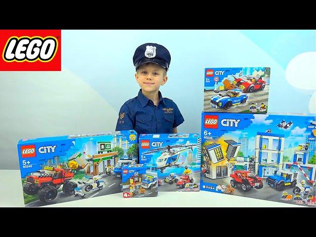 LEGO CITY Полиция, пожарные, майнкрафт, ЛЕГО Бэтмен и дугие герои