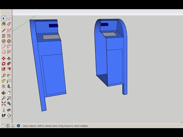 SketchUp: How to Mirror