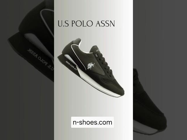 Мужские элитные черные кроссовки U.S. POLO ASSN. NOBIL003G 5656 в магазине обуви N-SHOES в Харькове