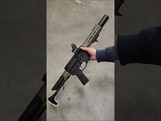 9mm AR #‼️#blinky #trending #viral #9mm #gun #suppressor #gun #click #gunshorts gunshots #⁉️