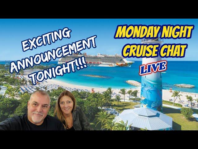 LIVE Cruise and Travel Chat with Real Time Q&A