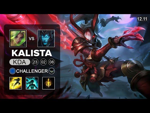 Kalista vs Zeri ADC - EUW Challenger - Patch 12.11 Season 12