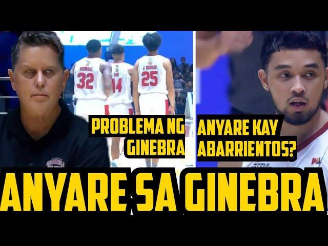 GINEBRA DAHILAN BAKIT NATALO | ANYARE KAY RJ ABARRIENTOS BAKIT BAGSAK ANG LARO