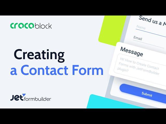 How to create contact forms with JetFormBuilder Free WordPress Plugin