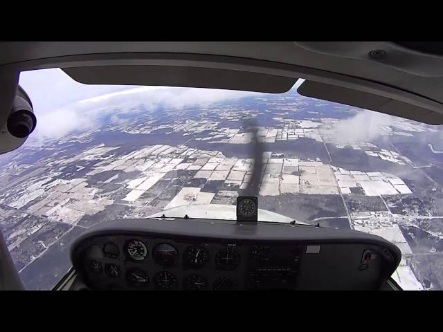 Cessna 172 Spin Recovery Training (Full HD w/ audio)