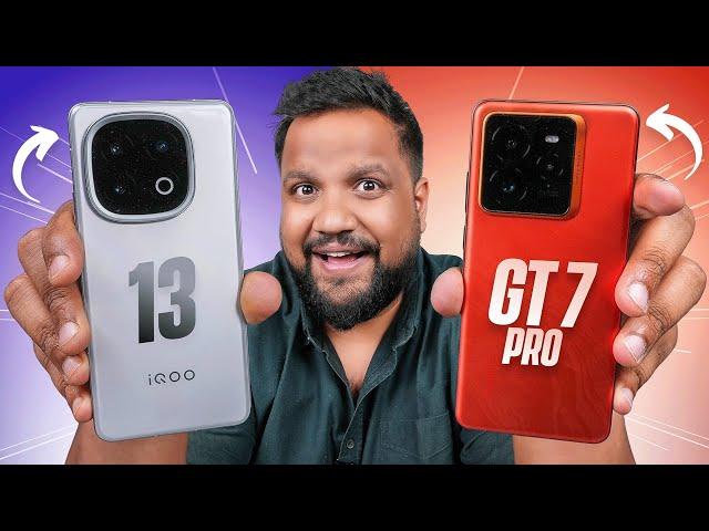 iQOO 13 vs Realme GT 7 Pro Full Comparison - Only Video You Need to Watch!