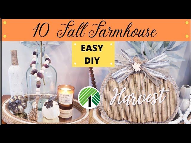 10 Gorgeous Fall 2020 DIYS|Dollar Tree Fall Farmhouse DIY|Creations by Favi