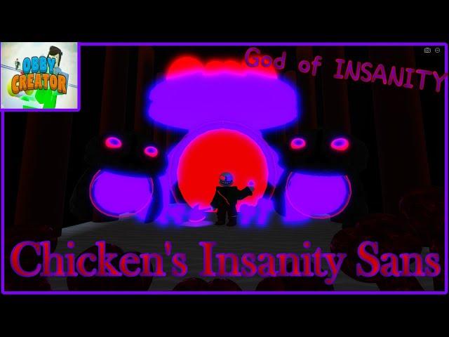 [Roblox]️Obby Creator️Chicken's Insanity Sans展示!