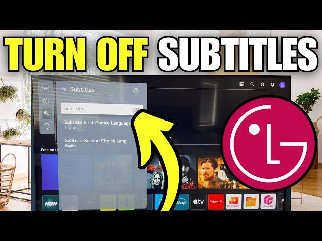 How To Turn On & OFF Subtitles on LG Smart TV