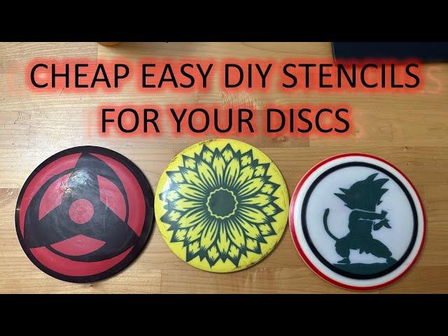 Cheap and Easy Stencil Dye for your Disc Golf Discs