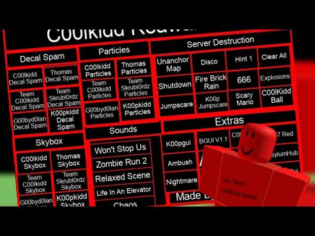 Roblox require script showcase (c00lkid Gui)
