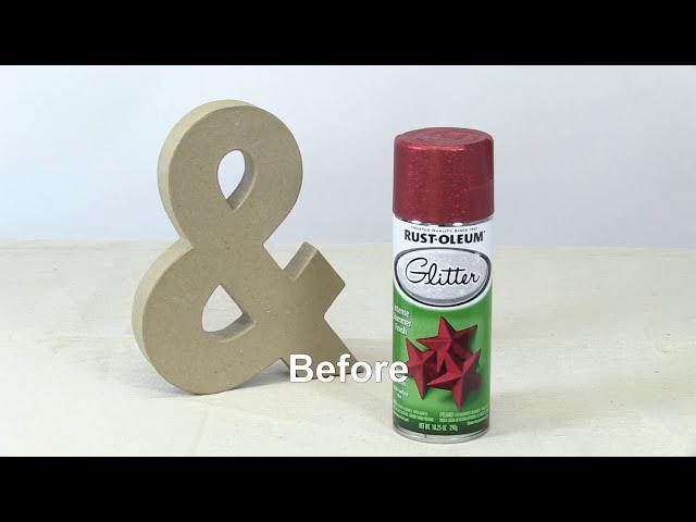 Rust-Oleum How To: Speciality Glitter Paint