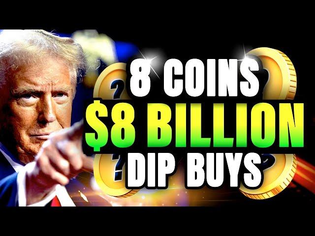 I'm REVEALING 8 Altcoins To Buy on This Crypto Dip (SUPER TIME SENSITIVE)