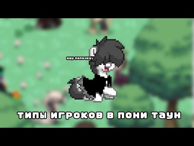 типы игроков в пони таун /pony town/