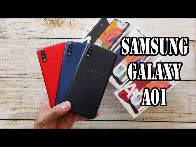 Samsung Galaxy A01 unboxing | camera, face unlock, antutu benchmark