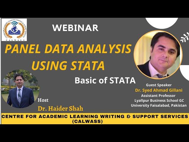 PANEL DATA ANALYSIS USING STATA