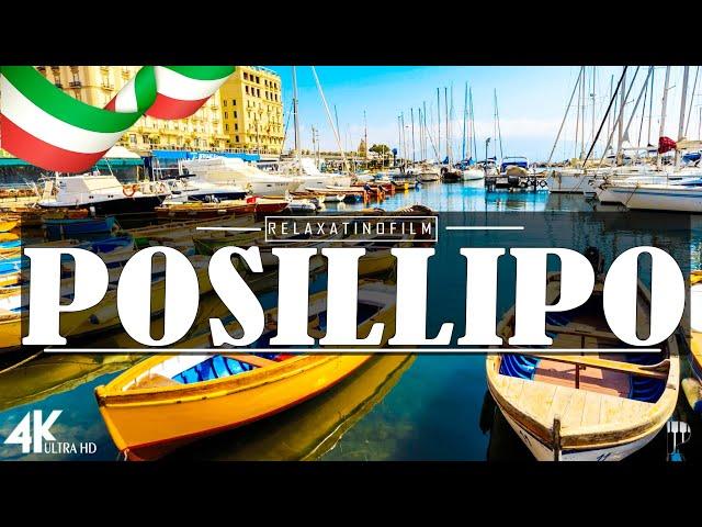 Beautiful Posillipo, Naples 4K • Relaxing Italian Music, Instrumental Romantic • Video 4K UltraHD