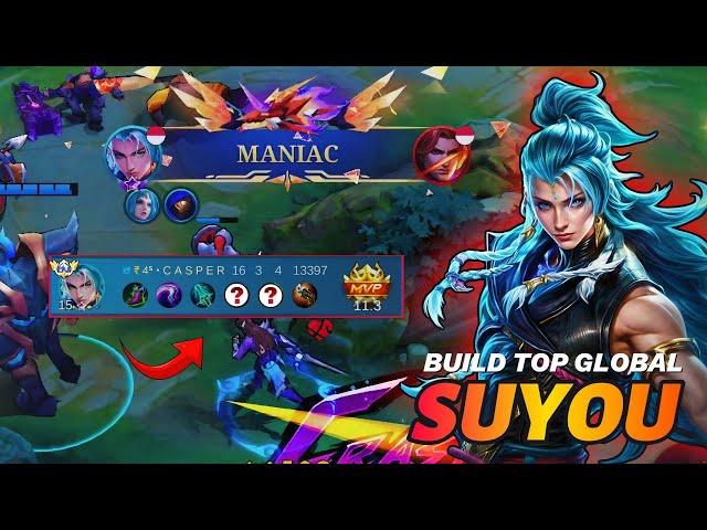 SUYOU MANIAC 99% BROKEN DAMAGE - BUILD SUYOU TERSAKIT - SUYOU MLBB