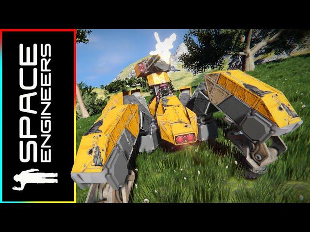 The SP1D3R Hexapod Mech!! - Space Engineers