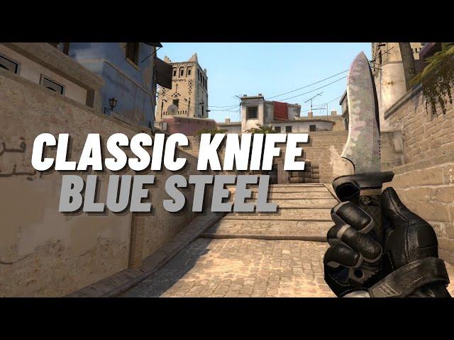  Classic Knife Blue Steel | CSGO Skin Showcase