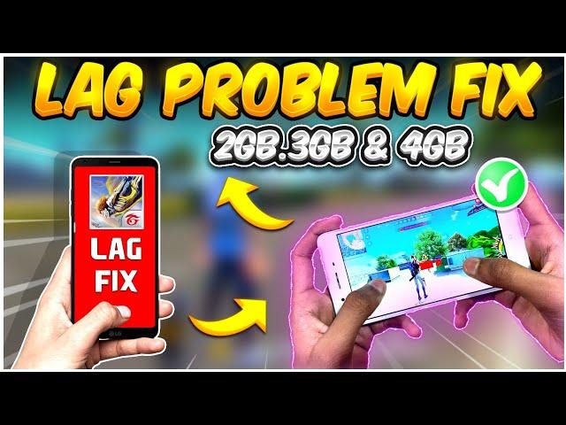 Fix Lag Problem In Free Fire | Fix Lag In 2gb 3gb 4gb Mobile | 100% Working Tricks- Play Smoothly 