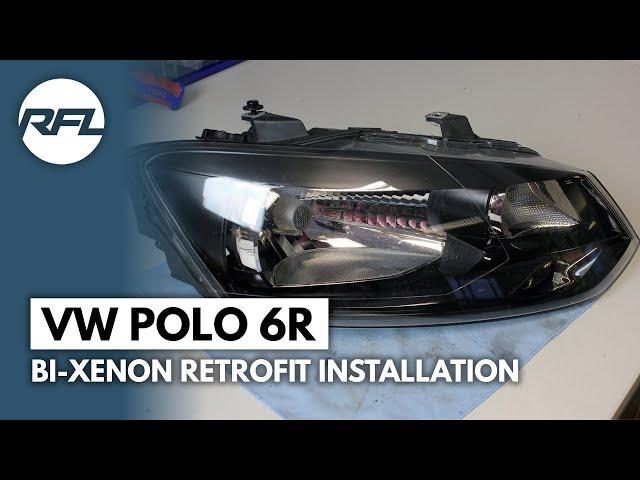 VW Polo 6R 2009+ | Bi-Xenon HID Headlight Projector Upgrade installation.