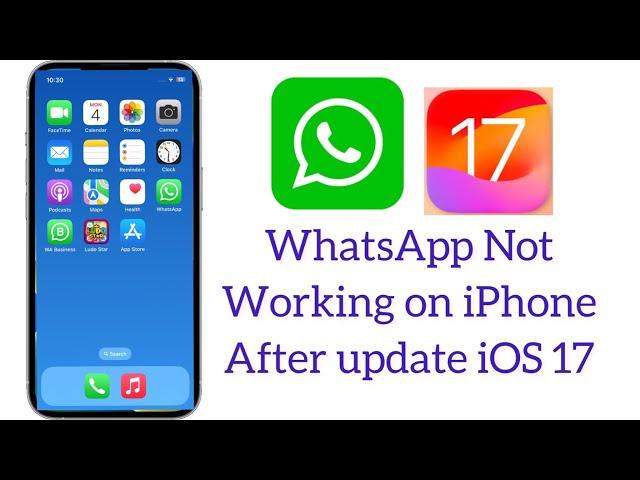 How to Fix WhatsApp not Working on iphone in iOS 17