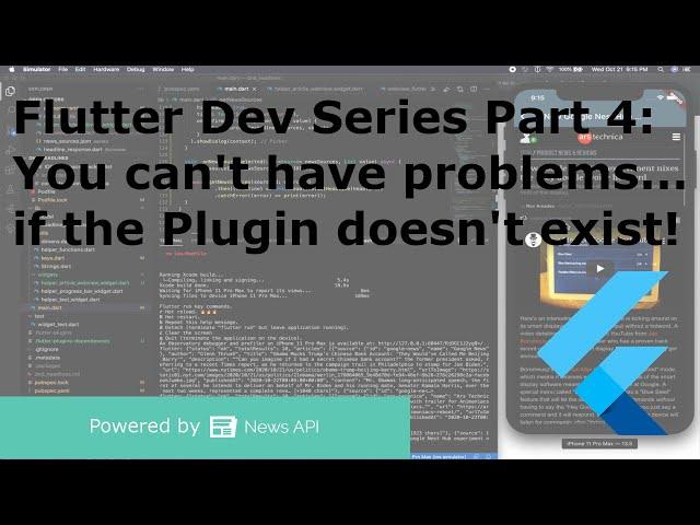 Flutter Dev Series Part 4: You can't have problems... if the Plugin doesn't exist!