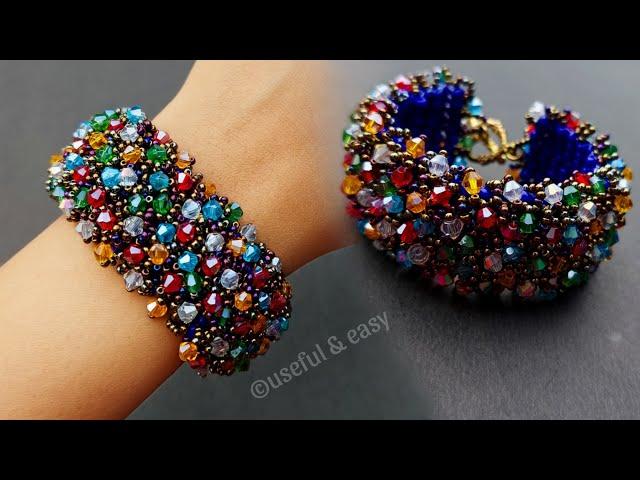 Carpet of Beads:How to Make a Beaded Carpet Bracelet/ Useful & Easy