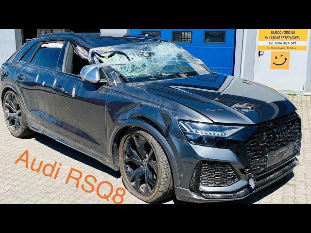 Audi RSQ8. The body repair. Ремонт алюминиевого кузова.