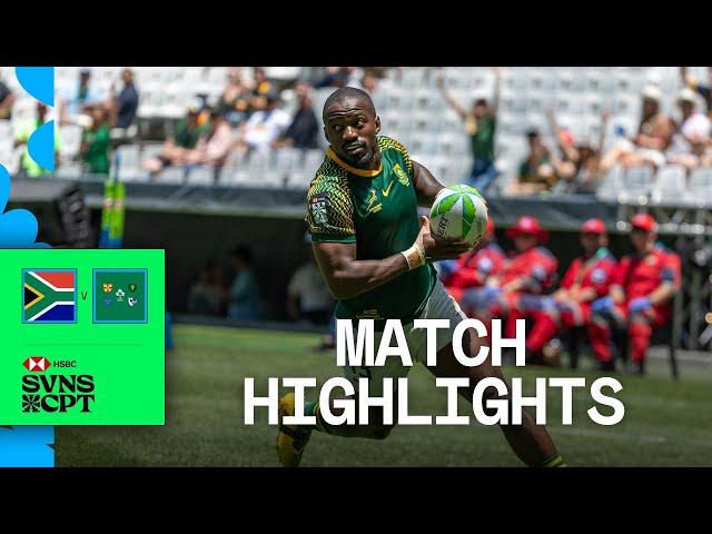 Blitzbok DOMINANCE  | South Africa v Ireland | HSBC SVNS Cape Town 2024 | Men's Highlights