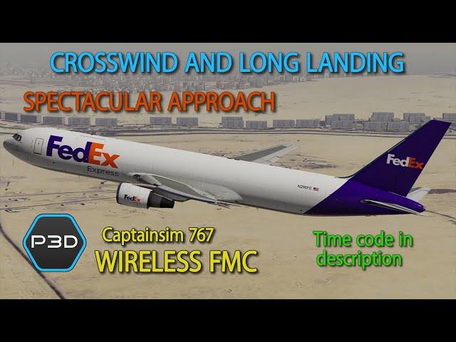 Prepar3D v6.1 4K - CS B767  HEGN - LIRF with Wireless FMC