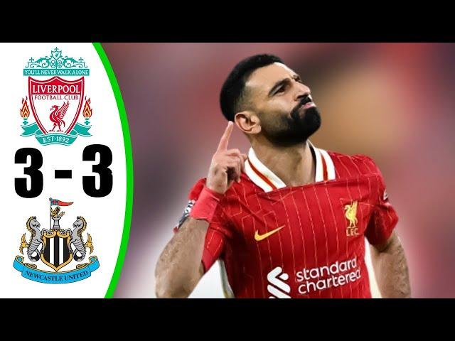 Liverpool vs Newcastle 3-3 All Goals & Highlights - 2024