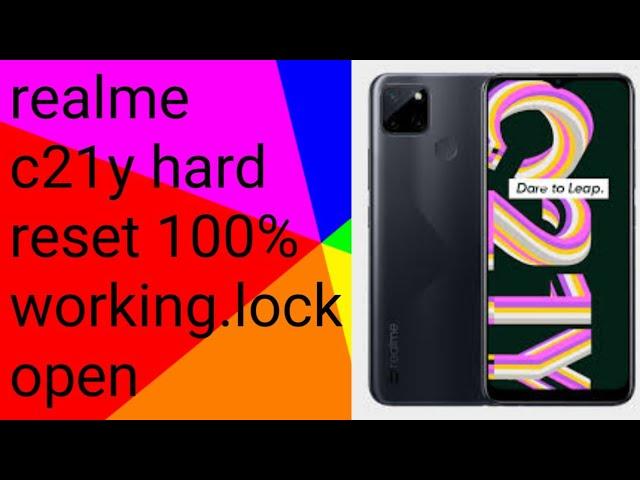 How to Remove Realme Smartphone Password ! realme C21Y petten lock Hard reset