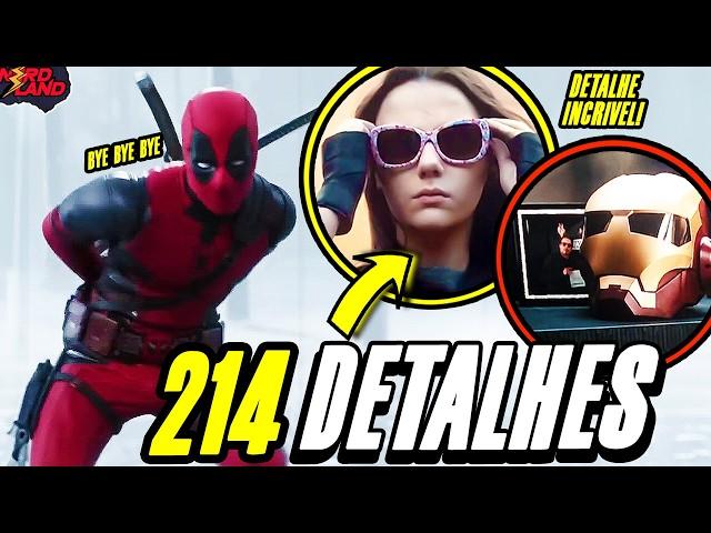 EXPLICADO! 214 DETALHES EM DEADPOOL 3 WOLVERINE (EASTER EGGS + REFERÊNCIAS + SEGREDOS) HISTORIA