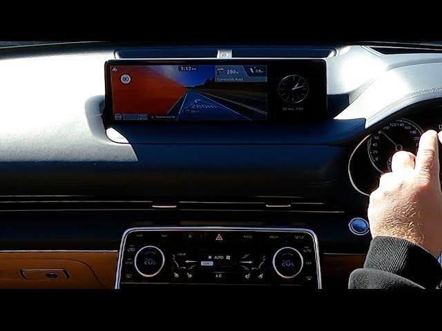 2021 Genesis GV80 Augmented Reality Sat Nav Demo