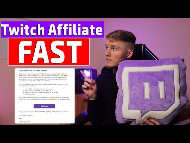 How to Get TWITCH AFFILIATE FAST 2020 (What I Wish I Knew)